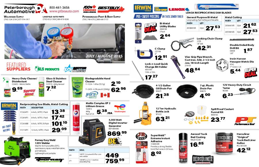 July-August 2025 Bestbuy Flyer - Page 1 and 2