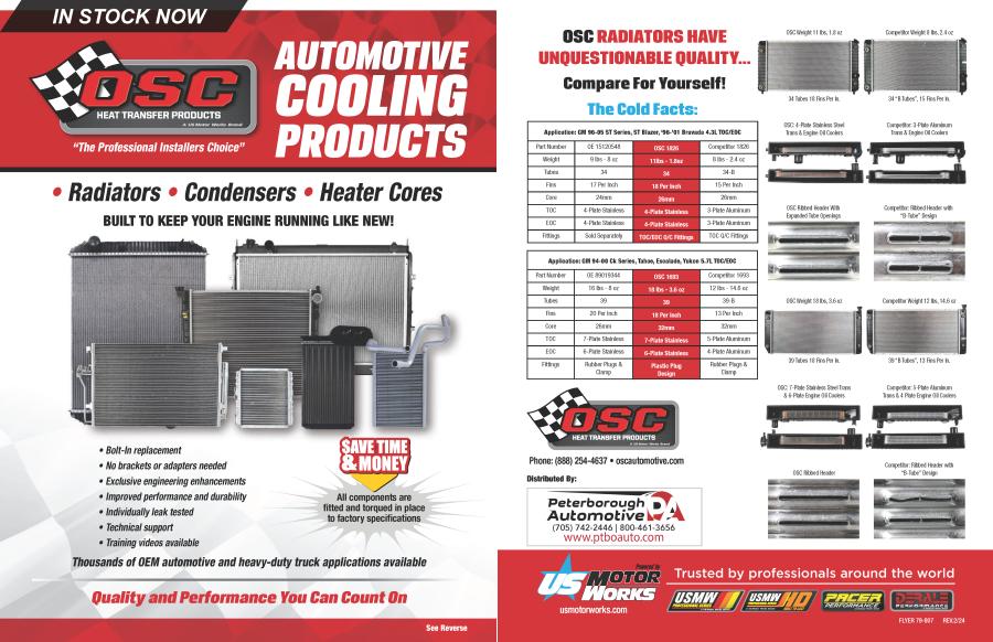 OSC Automotive Cooling Products Flyer