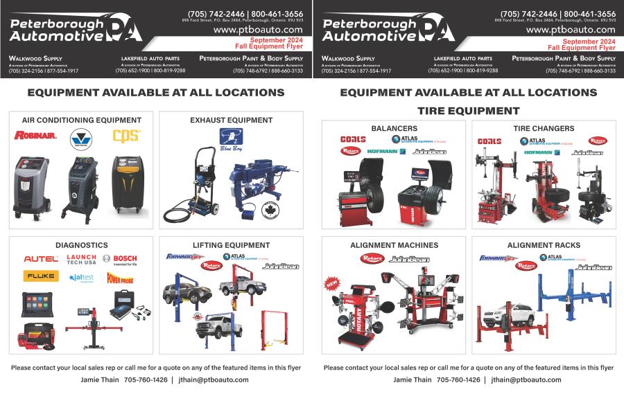 Fall Equipment Flyer