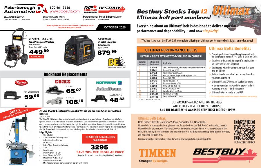 October 2025 Bestbuy Flyer - Page 1 and 2