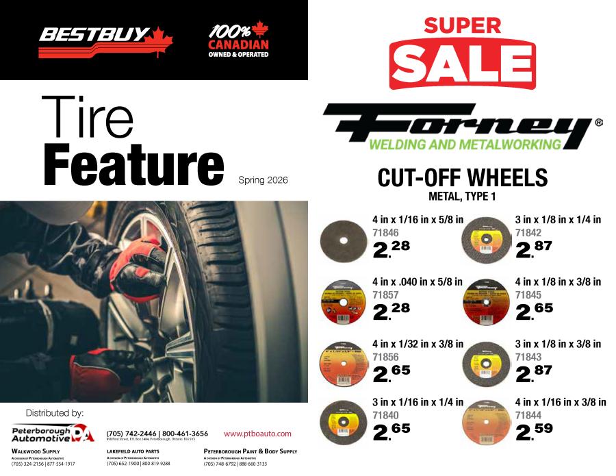 Bestbuy Tire Feature Flyer - Spring 2026 - Page 1 and 12