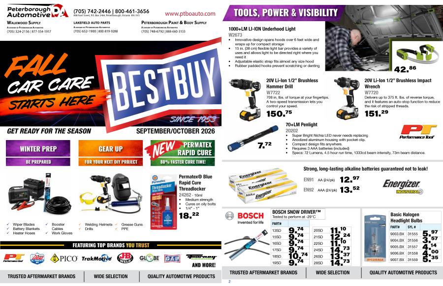 September-October 2026 Bestbuy Flyer - Page 1 and 2